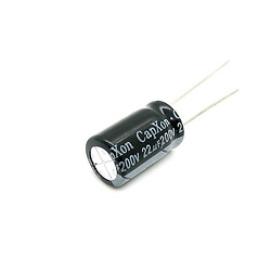Конденсатор електролітичний ECAP-KM-22mkf - 200v (105°C) (KM) 10x16