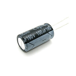 Конденсатор электролитический ECAP-KM-100mkf - 160v (105°C) (KM) 13x25