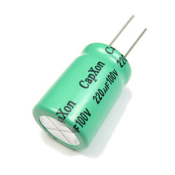 Конденсатор электролитический ECAP-NOPOLAR-220mkf - 100v (NP)