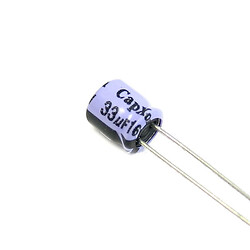 Конденсатор электролитический ECAP-ST-33mkf - 16v (105°C) C-Мини (ST)