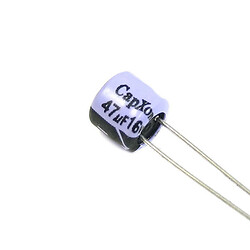 Конденсатор електролітичний ECAP-ST-47mkf - 16v (105°C) C-Мини (ST)