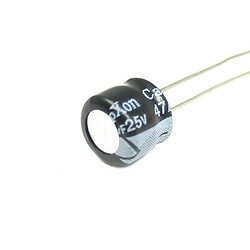 Конденсатор електролітичний ECAP-SS-47mkf - 25v Cупер-Міні(SS)