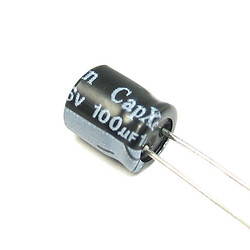 Конденсатор электролитический ECAP-SK-100mkf - 16v (105°С) Мини (SK)