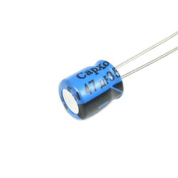 Конденсатор электролитический ECAP-SM-47mkf - 35v Міні (SM)