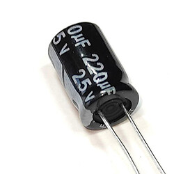 Конденсатор електролітичний ECAP-LOW-ESR-220mkf - 25v