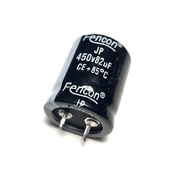 Конденсатор електролітичний ECAP-JP-82mkf - 450v* (105°C)