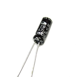 Конденсатор электролитический ECAP-LOW-ESR-47mkf - 25v (WL)