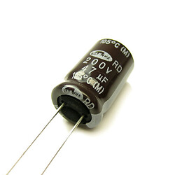 Конденсатор електролітичний ECAP-RD-47mkf - 200v (105°C) (RD)