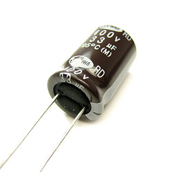 Конденсатор електролітичний ECAP-RD-33mkf - 400v (105°C) (RD)