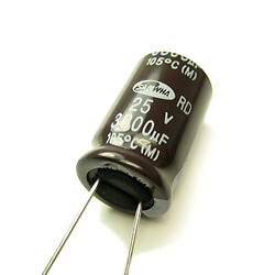 Конденсатор электролитический ECAP-RD-3300mkf - 25v (105°C) (RD)