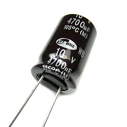 Конденсатор електролітичний ECAP-LOW-ESR-4700mkf - 10v (WB)