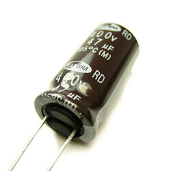 Конденсатор електролітичний ECAP-RD-47mkf - 400v (105°C) (RD)