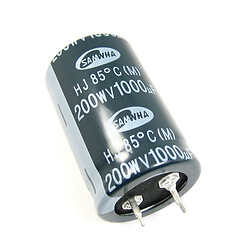 Конденсатор электролитический ECAP-HJ-1000mkf - 200v (mini) (HJ)