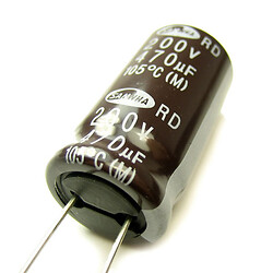 Конденсатор электролитический ECAP-RD-470mkf - 200v (105°C) (RD)