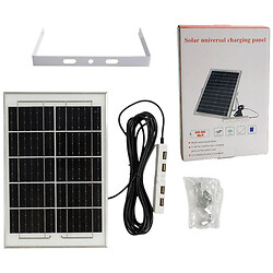 Зарядна станція, сонячна панель, 4 USB виходи, 600-800 mA/h, Mic