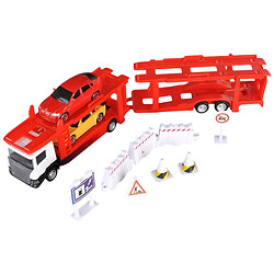 Игровой набор "Автоперевозчик Scania": автоперевозчик, 2 машины, аксессуары, Technodrive