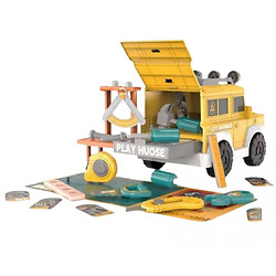 Набор инструментов в коробке в форме машинки, 28,5x18x21 см, Yg Toys