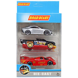 Набір металевих машинок "Road diary", вид 4, Mic