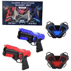 Пістолети з мішенями 2 бластери, 2 мішені, звуки, підсвічування, в коробці, Mic