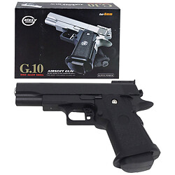 Страйкбольный пистолет "Galaxy Beretta G10", на пульках, металлический