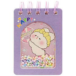 Блокнот А7 на спирали с декором "Кролик", 80 листов