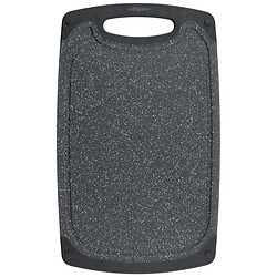 Доска кухонная пластиковая прямоугольная черная, 31,7х19,8 см