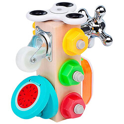 Іграшка дитяча розвиваюча дерев'яна "Бізікубик"