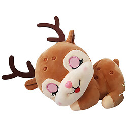 Игрушка мягкая "Оленок спящий", большой, 36 см