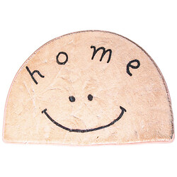 Коврик для дома универсальный мягкий полукруглый, 40х60 см