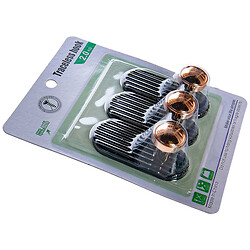 Набор крючков настенных пластиковых, 3 шт.