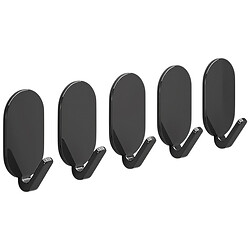 Набор крючков настенных пластиковых самоклеящихся, 5 шт.