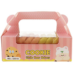 Набор резинок канцелярских "Печенье"