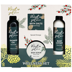 Набор по уходу за телом косметический подарочный, 4 предмета