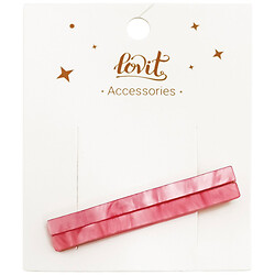 Набор заколок для волос "Мрамор" в ассортименте, 2 шт.