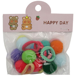 Набор резинок для детских волос с помпоном, 10 шт.