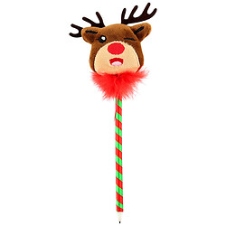 Ручка шариковая с рождественским декором "Олень"