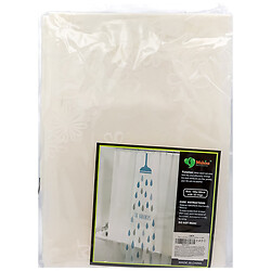 Шторка для ванной ПЕВА с кольцами, с рисунком, 180х180 см