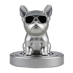 Автомобільний ароматизатор Diamond French Bulldog, Срібний