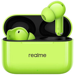 Bluetooth-гарнитура Realme Buds T200, С микрофоном, Стерео, Зеленый