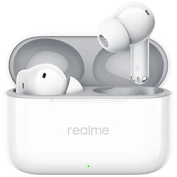 Bluetooth-гарнитура Realme Buds T200, С микрофоном, Стерео, Белый