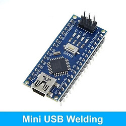 Отладочная плата Arduino Nano v3.0 Blue MiniUSB Welding
