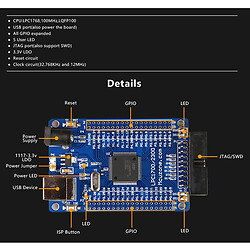 Отладочная плата LPC1768 Mini board