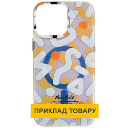 Чохол (накладка) Apple iPhone 16, Epik Pastel Chaos, MagSafe, Білий