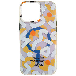 Чохол (накладка) Apple iPhone 16 Pro Max, Epik Pastel Chaos, MagSafe, Білий