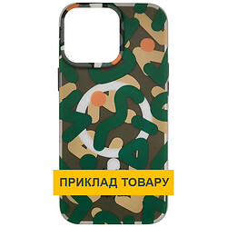 Чехол (накладка) Apple iPhone 17 Air, Epik Pastel Chaos, MagSafe, Зеленый