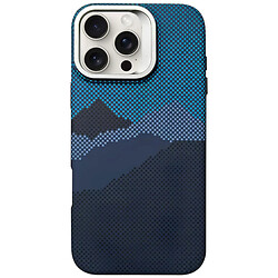 Чехол (накладка) Apple iPhone 16 Pro Max, Epik Pixel Craft, MagSafe, Mountain Blue, Рисунок