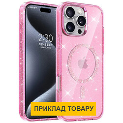 Чехол (накладка) Apple iPhone 17, Epik Eclipse Sparkle, MagSafe, Розовый