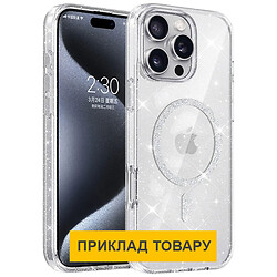 Чохол (накладка) Apple iPhone 17 Pro Max, Epik Eclipse Sparkle, MagSafe, Прозорий