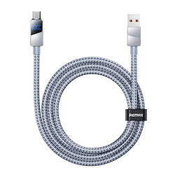 USB кабель Remax CB02 Armor, Type-C, 1.2 м., Серый
