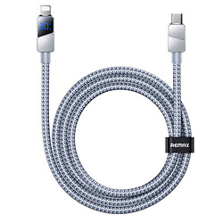 USB кабель Remax CB02 Armor Apple iPhone SE 2022 / iPhone 14 Pro Max / iPhone 14 Plus / iPhone 14 Pro / iPhone 14 / iPhone 13 Pro / iPhone 13 Mini / iPhone 13 / iPhone 13 Pro Max / iPhone 12 Mini / iPhone 12 Pro Max, Lightning, 1.2 м., Сірий